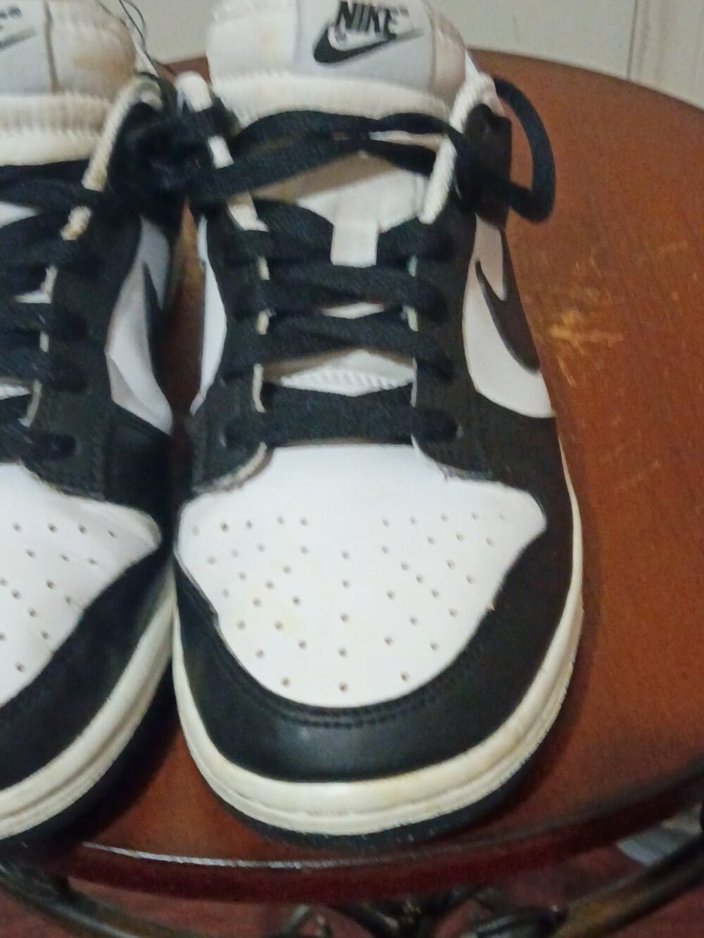 Nike Dunk Low Next Nature White/Black "Panda" Sneakers DD1873-102 Womens Size 7 - Picture 6 of 14
